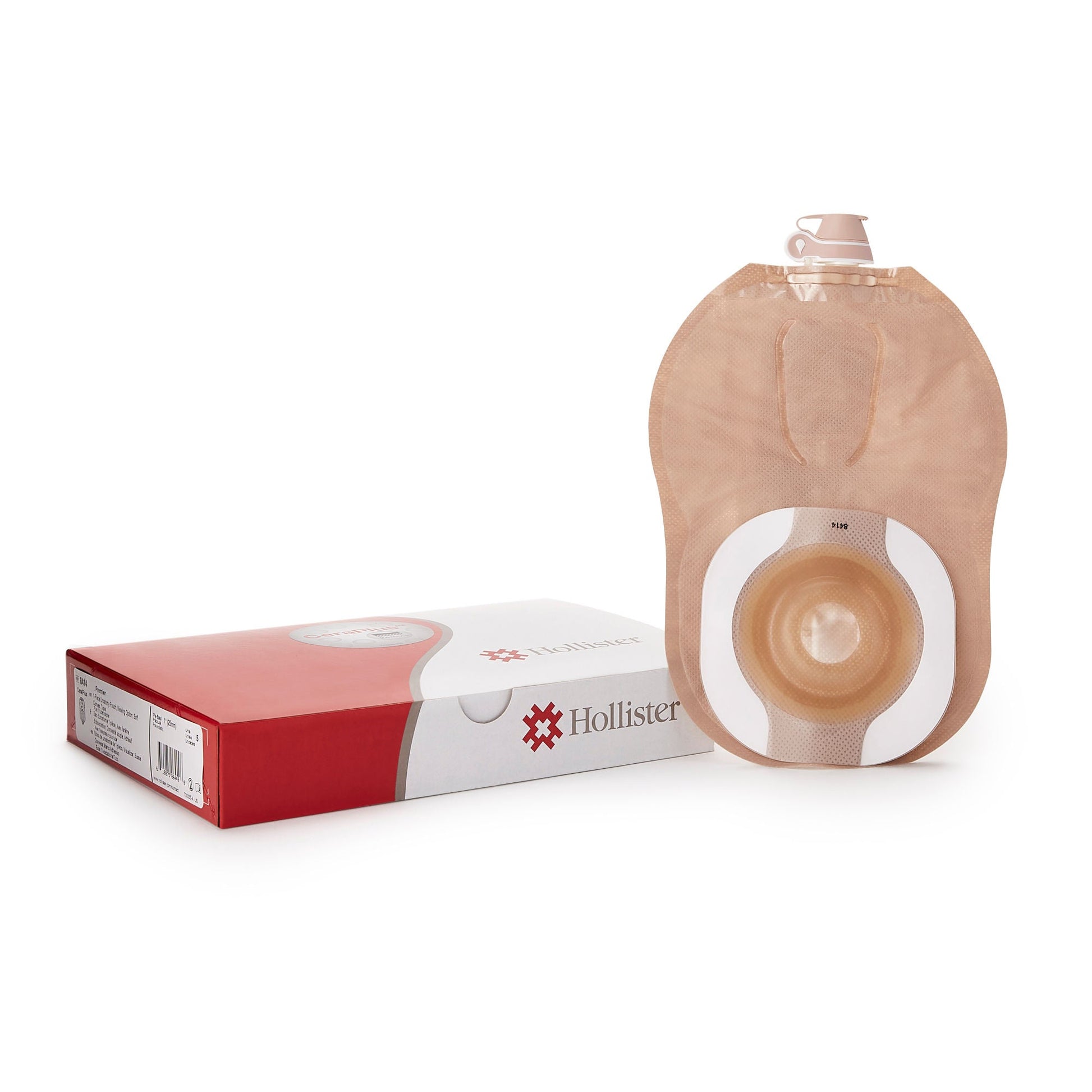 CeraPlus™ Soft Convex 8414 1-Piece Urostomy Pouch, Pre-cut to Fit Stomas
