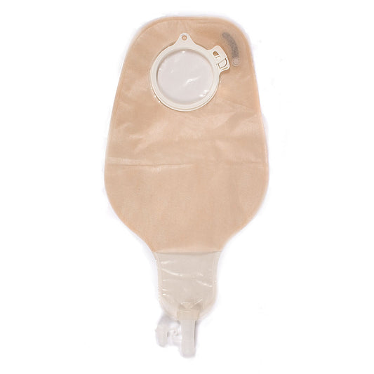 Assura® Two-Piece High Output Transparent Ostomy Pouch, Red Match