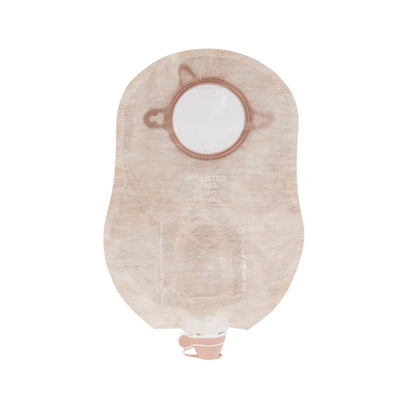 New Image™ Two-Piece Transparent Urostomy Pouch, Flange, Red Match