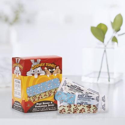 Looney Tunes™ Stat Strip® Adhesive Strip, ¾ x 3 Inch