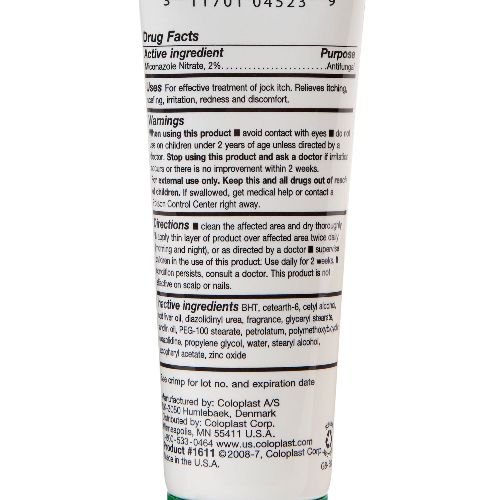 Baza® Antifungal Skin Protectant Cream, Scented, CHG-Compatible, tube