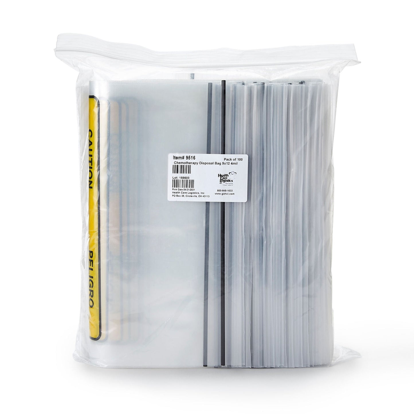 Health Care Logistics Hazardous Drug Bag