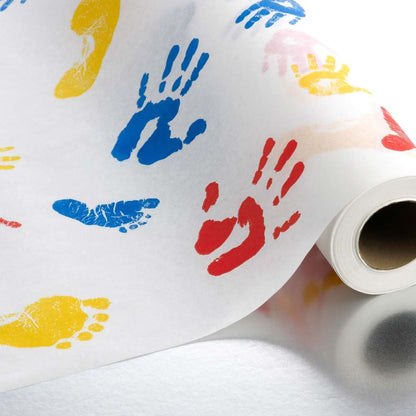 Tiny Tracks™ Crepe Table Paper, White