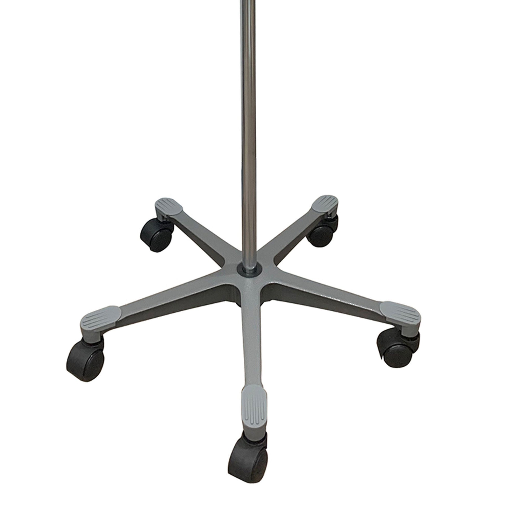 IV Stand Floor Stand 2 Hooks 5 Legs with Casters