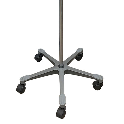 IV Stand Floor Stand 2 Hooks 5 Legs with Casters