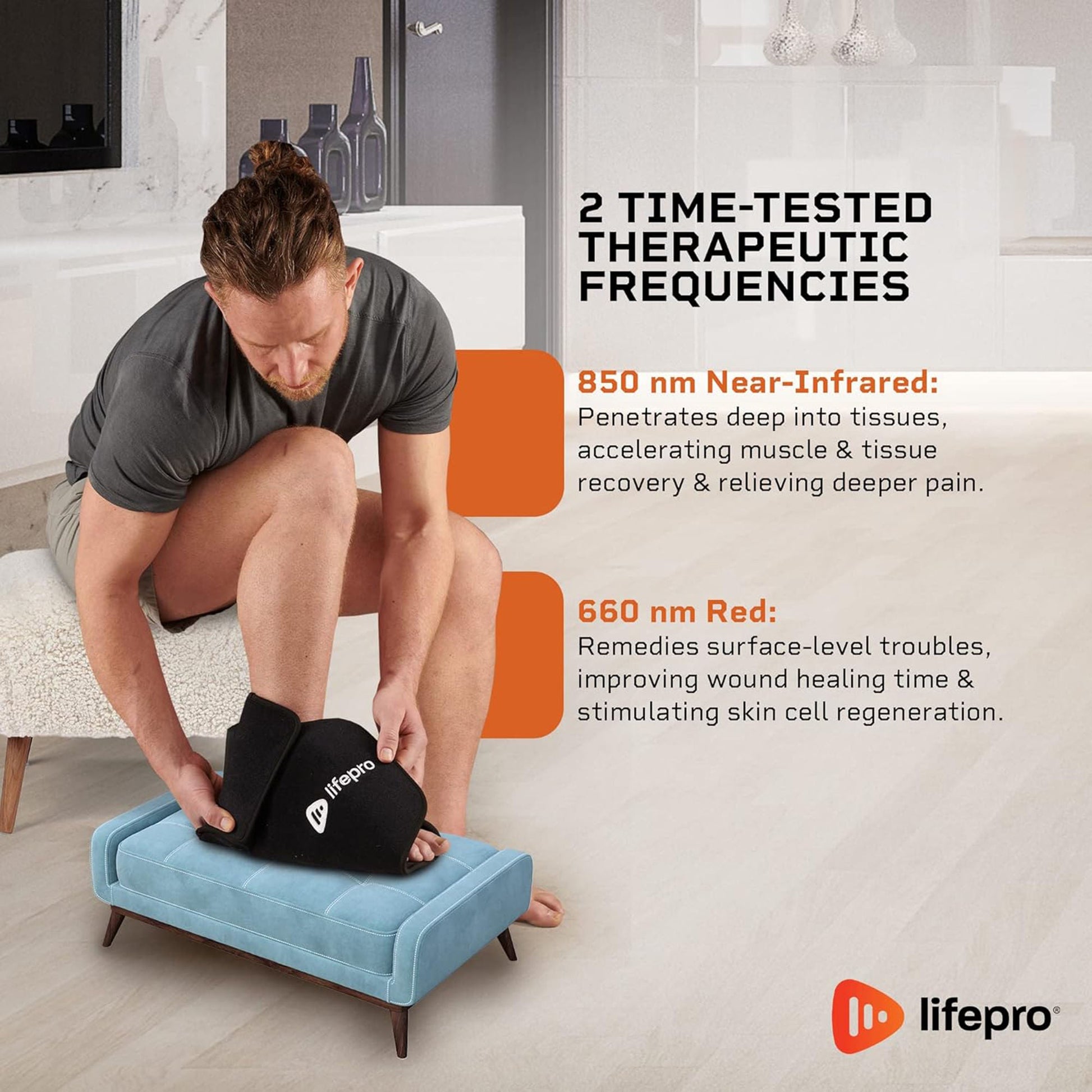LifeproAllevaSole Ankle Support Wrap Around Ankle / Foot