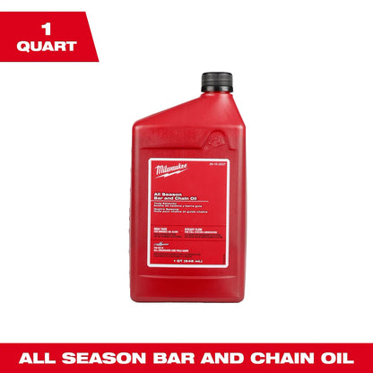 Milwaukee 1 Quart All Season Bar and Chain Oil 49-16-2837