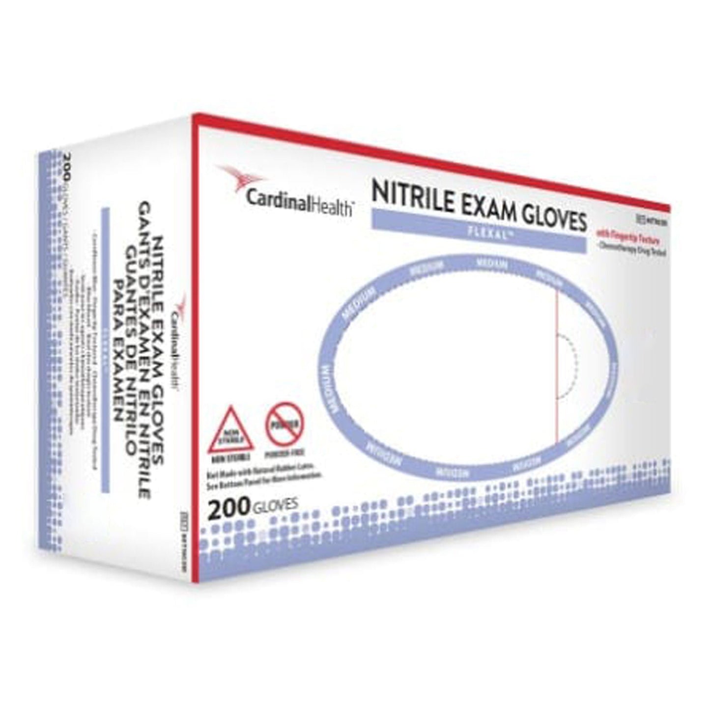 FLEXAL™ Nitrile Exam Gloves, Blue - view 5