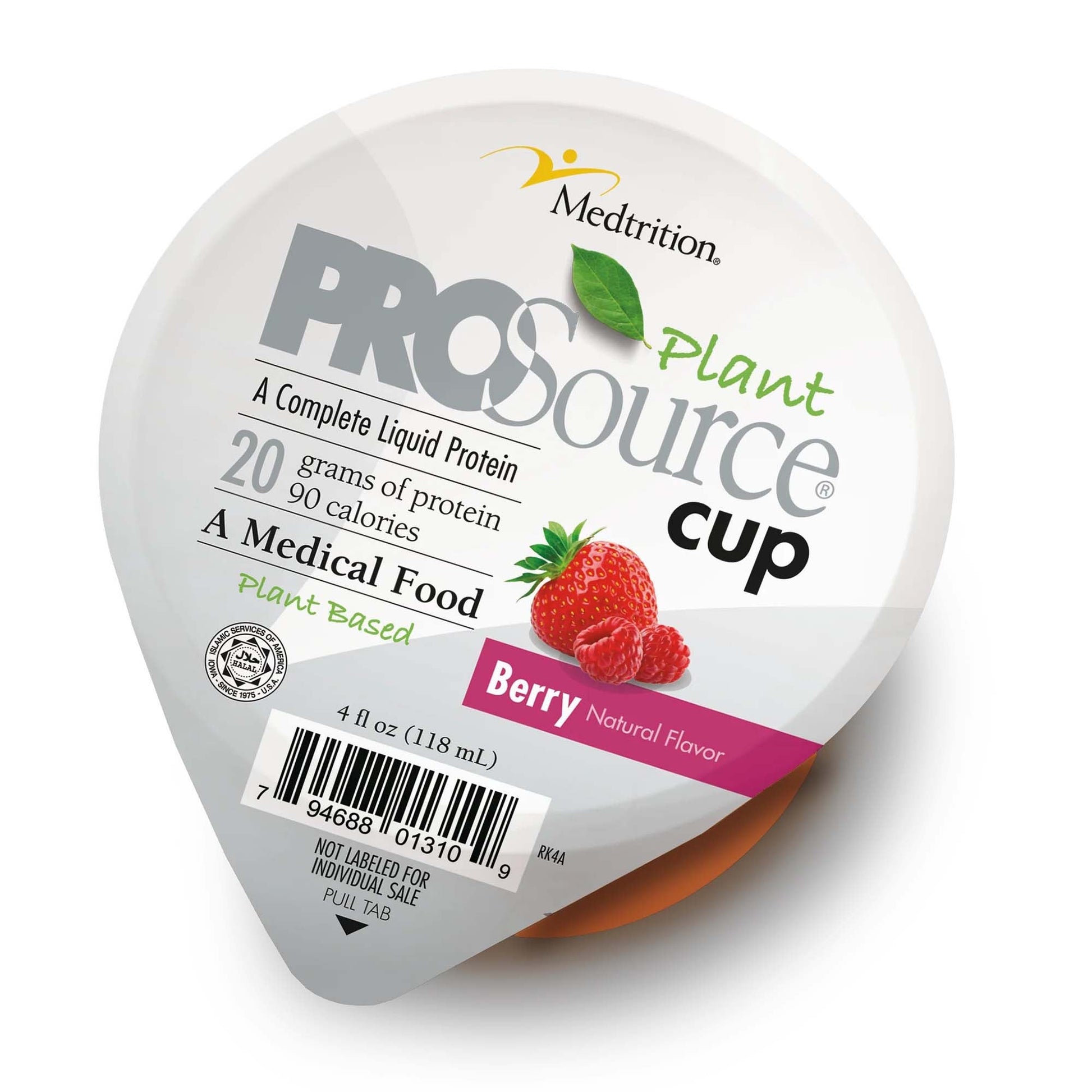 ProSource Plant Cup Oral Supplement Berry Flavor Liquid Cup
