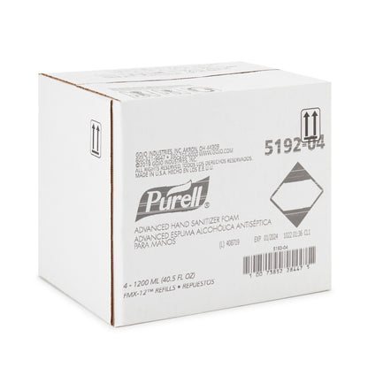 Purell Advanced Hand Sanitizer Ethyl Alcohol Foaming Dispenser Refill Bottle