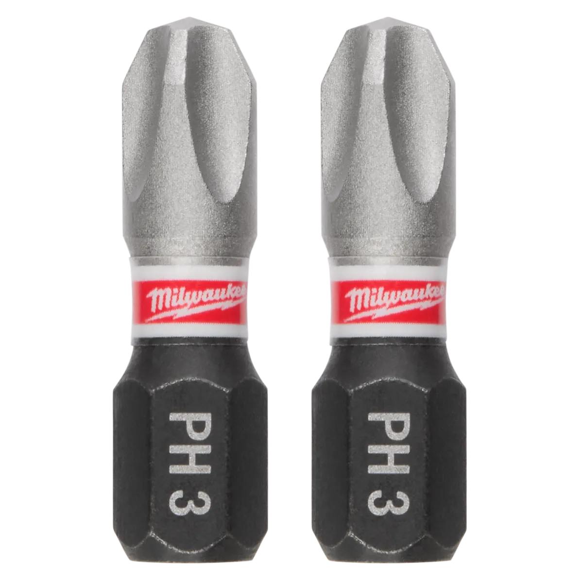 Milwaukee SHOCKWAVE Impact Duty 1" Phillips #3 Insert Bits Bulk 250 48-32-4882 | PH3 Drive, 250-Piece