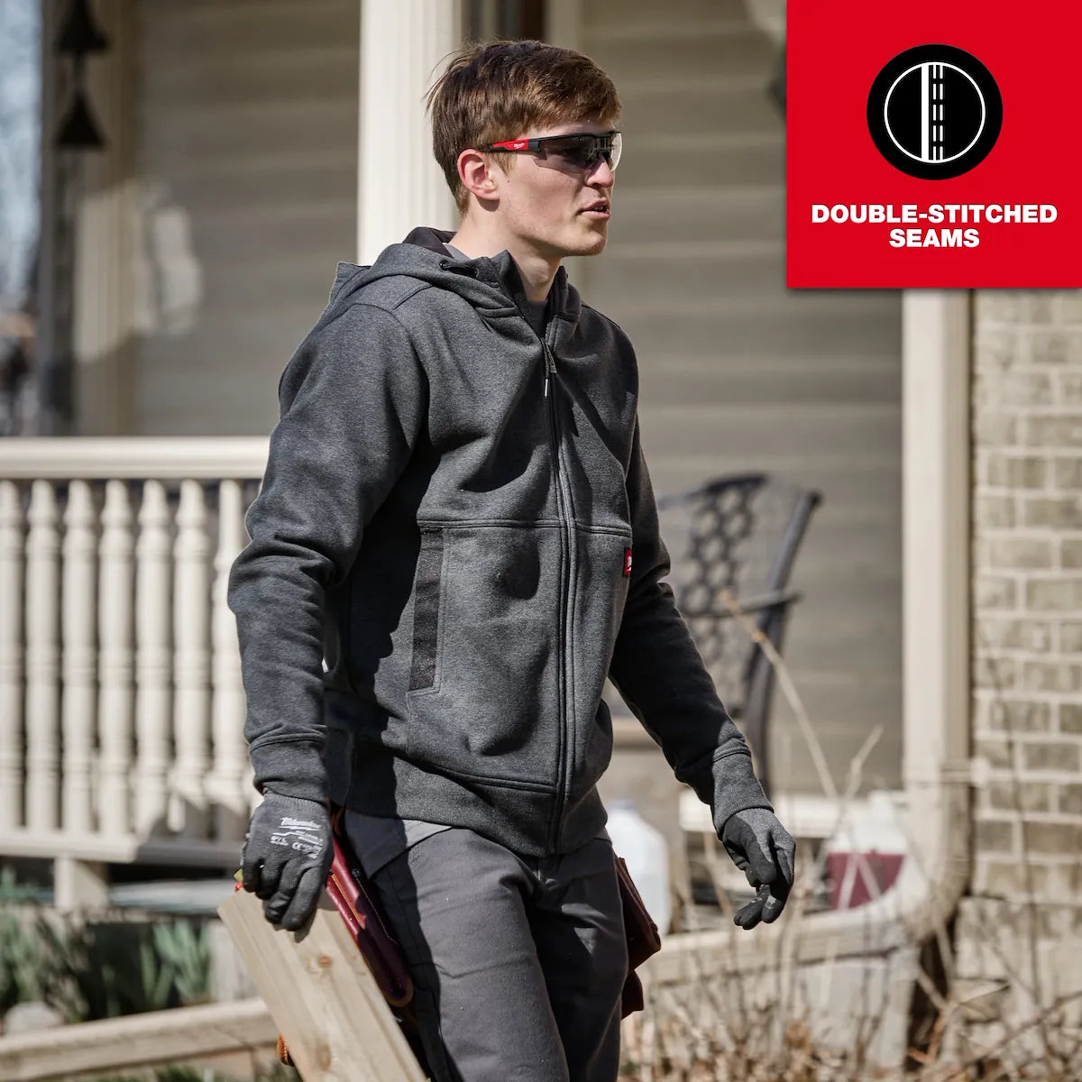 Milwaukee GRIDIRON Full-Zip Hoodie M250B