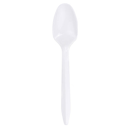McKesson White Polypropylene Spoon, 5.5 Inch Long