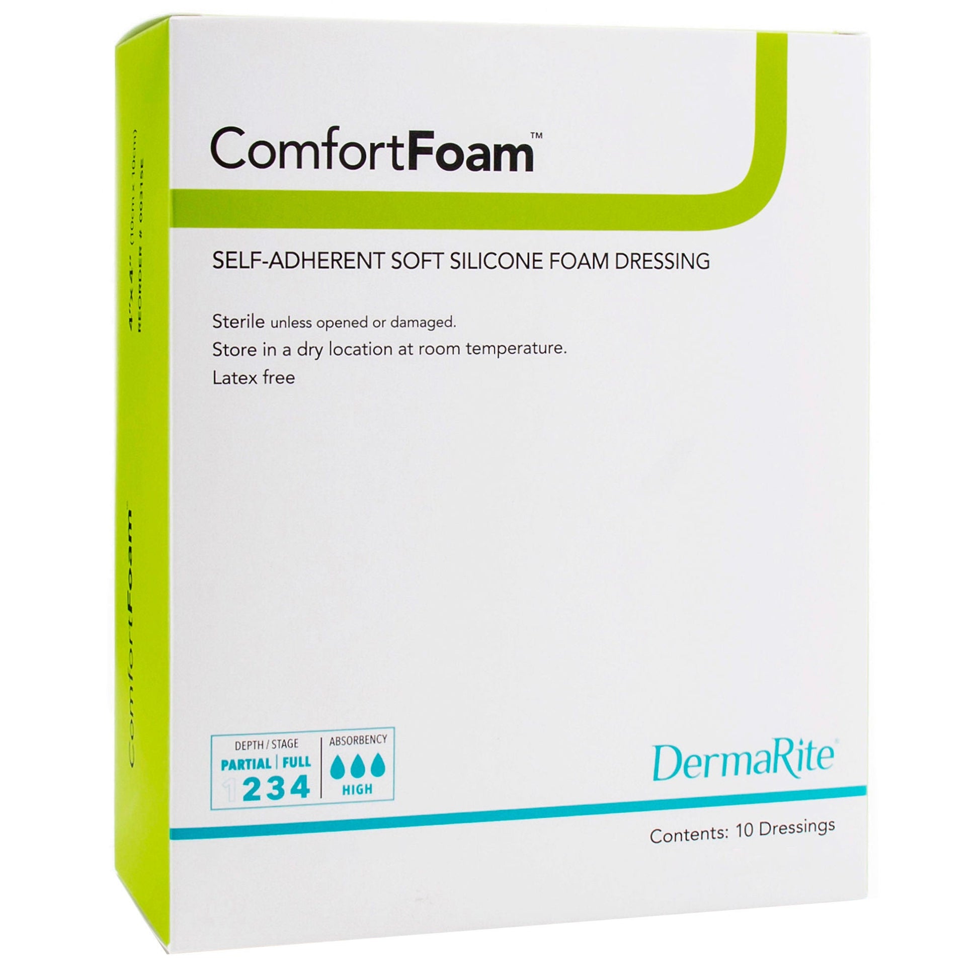 ComfortFoam™ Silicone Adhesive without Border Silicone Foam Dressing