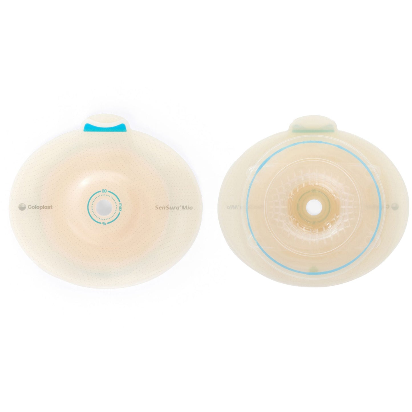 SenSura® Mio Flex Convex Light Barrier, Stoma Opening, Red Color Match