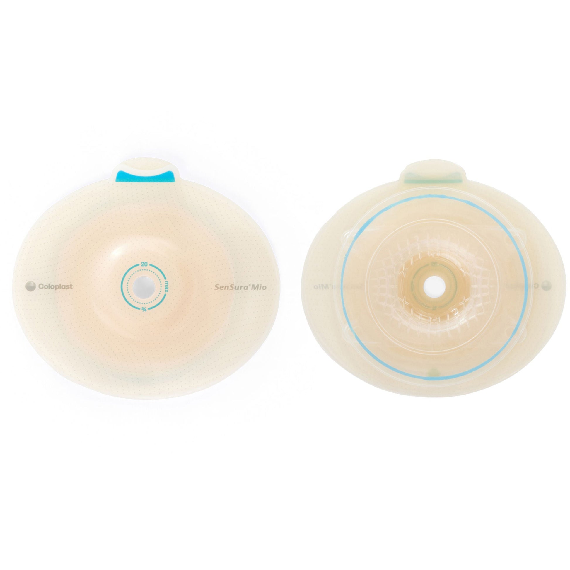 SenSura® Mio Flex Convex Light Barrier, Stoma Opening, Red Color Match