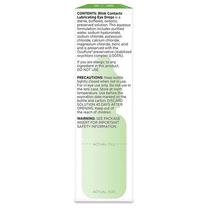 blink Contacts Lubricating Eye Drops