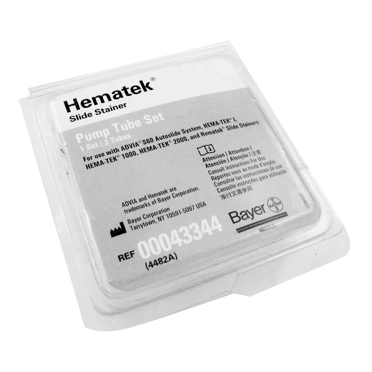 Hematek Slide Stainer Pump Tube Set Hema-Tek Diagnostic Systems