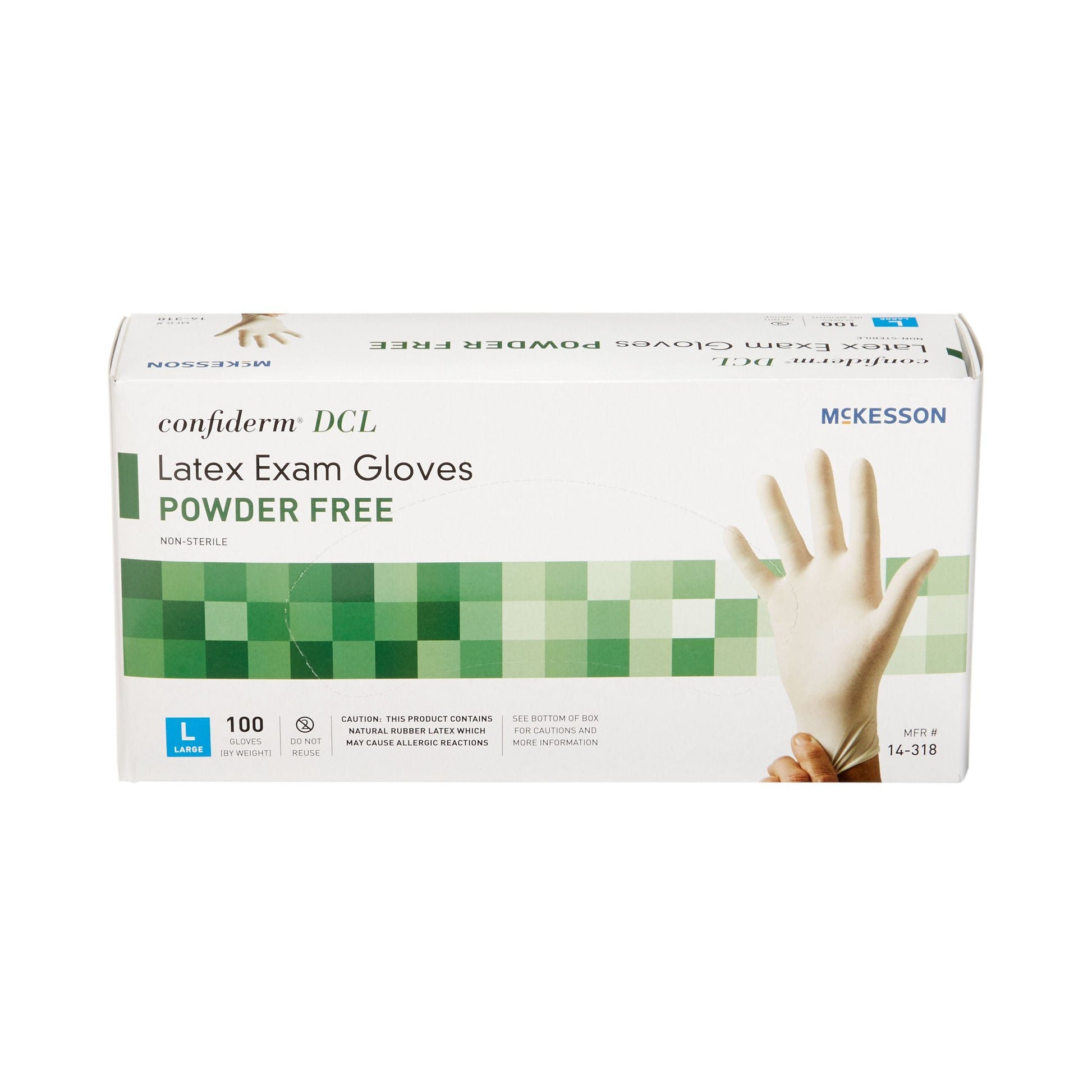 McKesson Confiderm® Latex Exam Gloves, Ivory - view 5