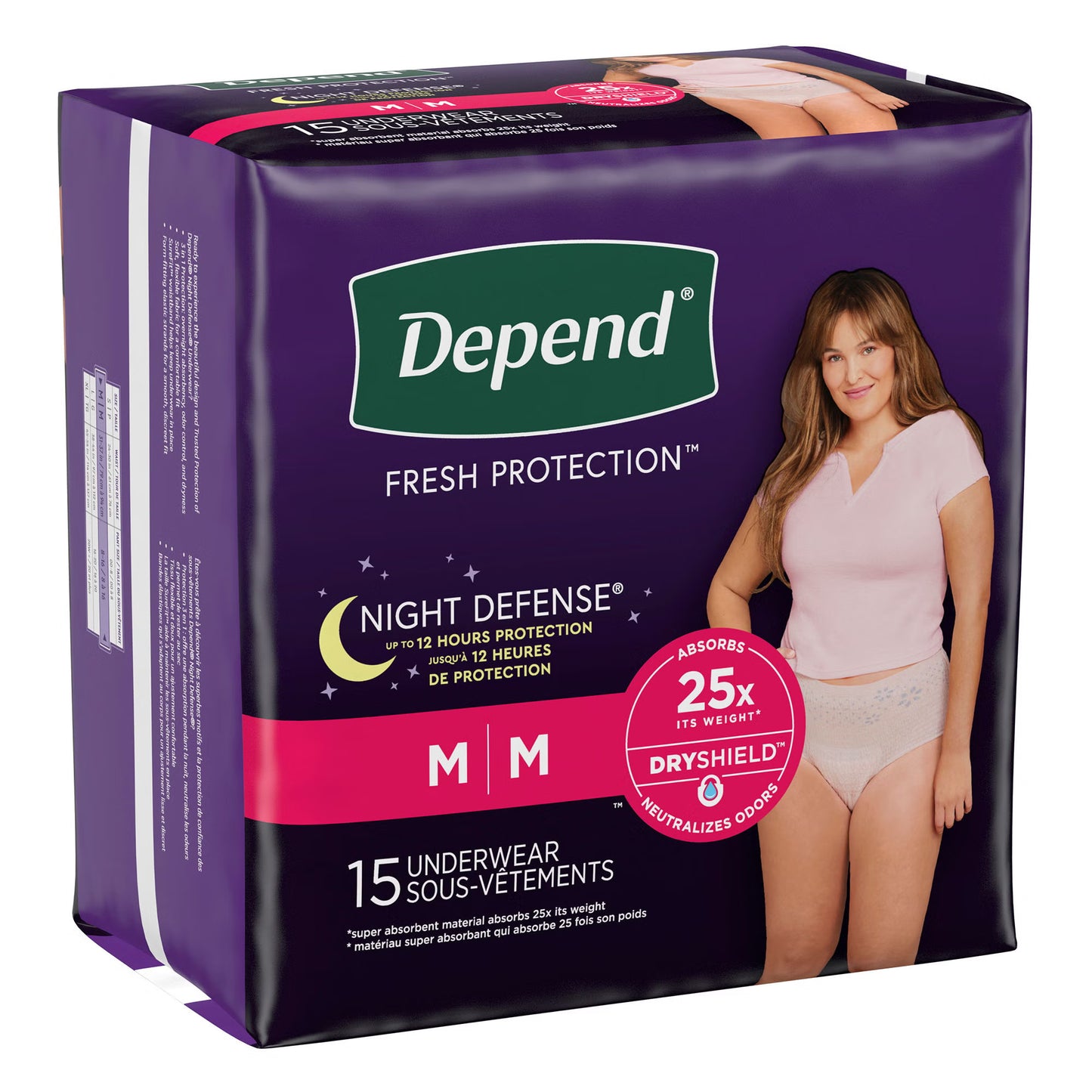 Depend® Night Defense® Women's Absorbent Underwear