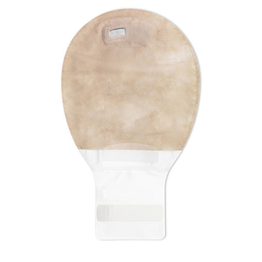 Premier™ One-Piece Beige Filtered Ostomy Pouch, Cut to Fit Stomas up to