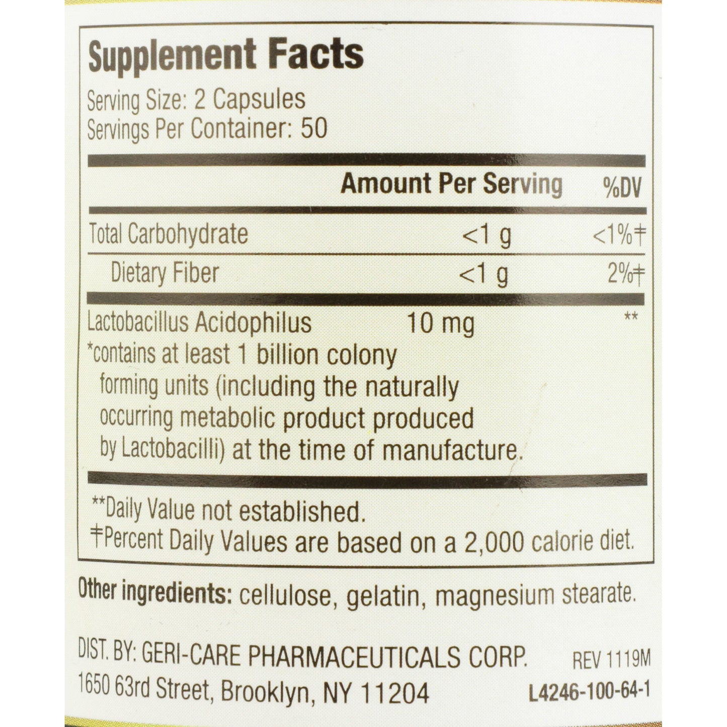 Health*Star® Probiotic Dietary Supplement