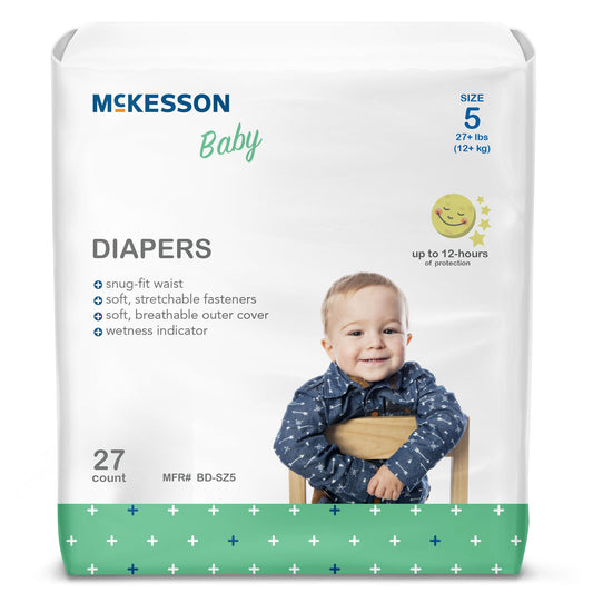 McKesson Baby Diaper, for Toddlers weighing 27+ lbs.