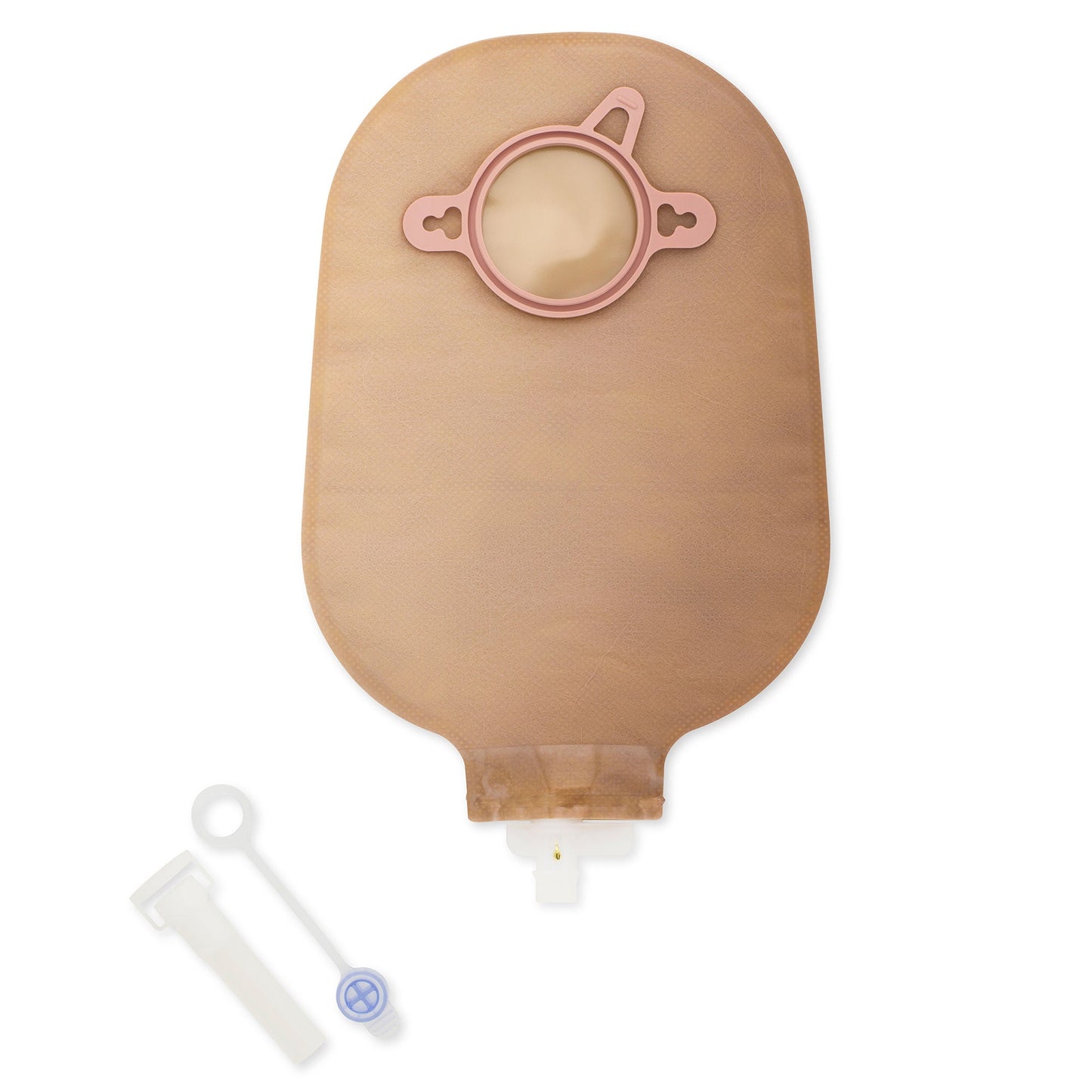 CeraPlus™ Soft Convex 1-Piece Biege Urostomy Pouch, Pre-cut to Fit Stomas