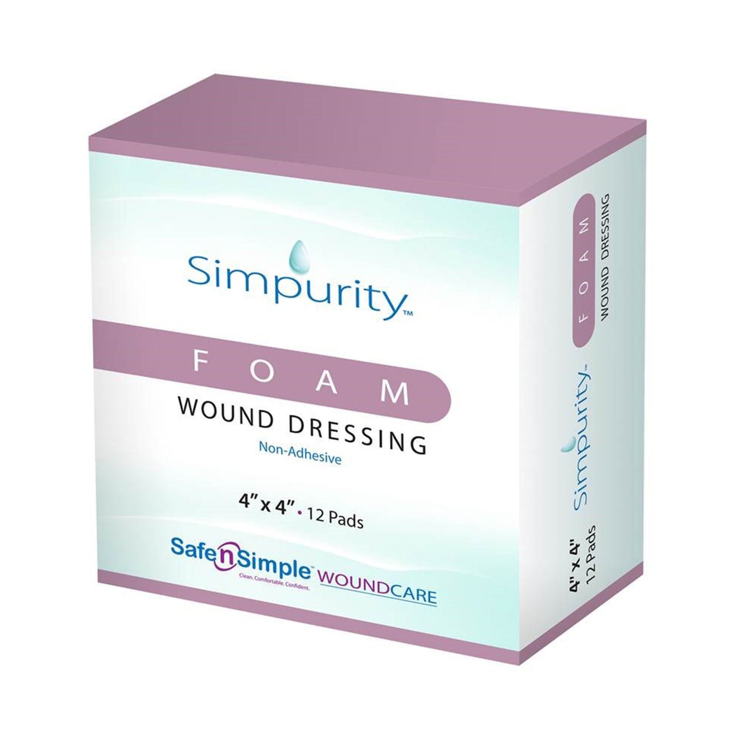 Simpurity™ Nonadhesive without Border Foam Dressing