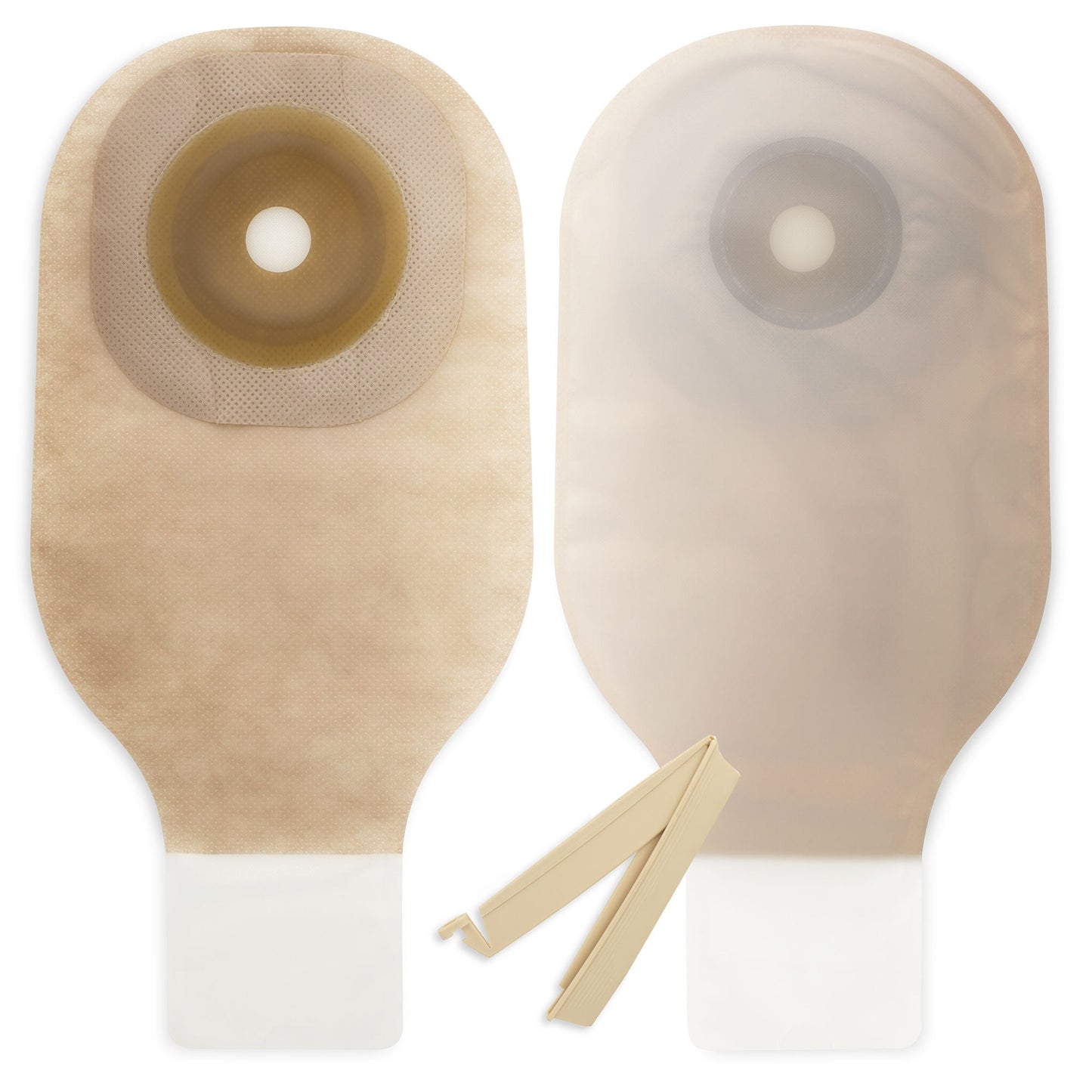 Premier™ Flextend™ 1-Piece Transparent Colostomy Pouch, Pre-cut to Fit