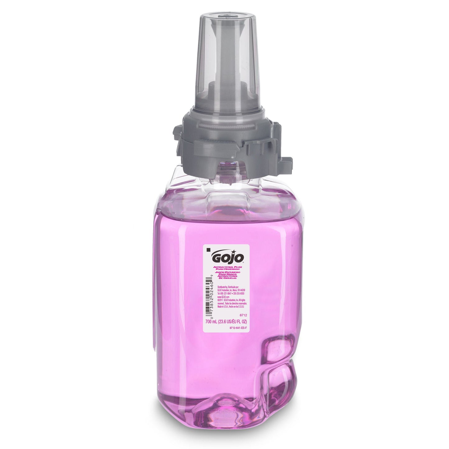Gojo® Antibacterial Foam Handwash, Plum Scent, Refill for ADX-7™ Dispenser