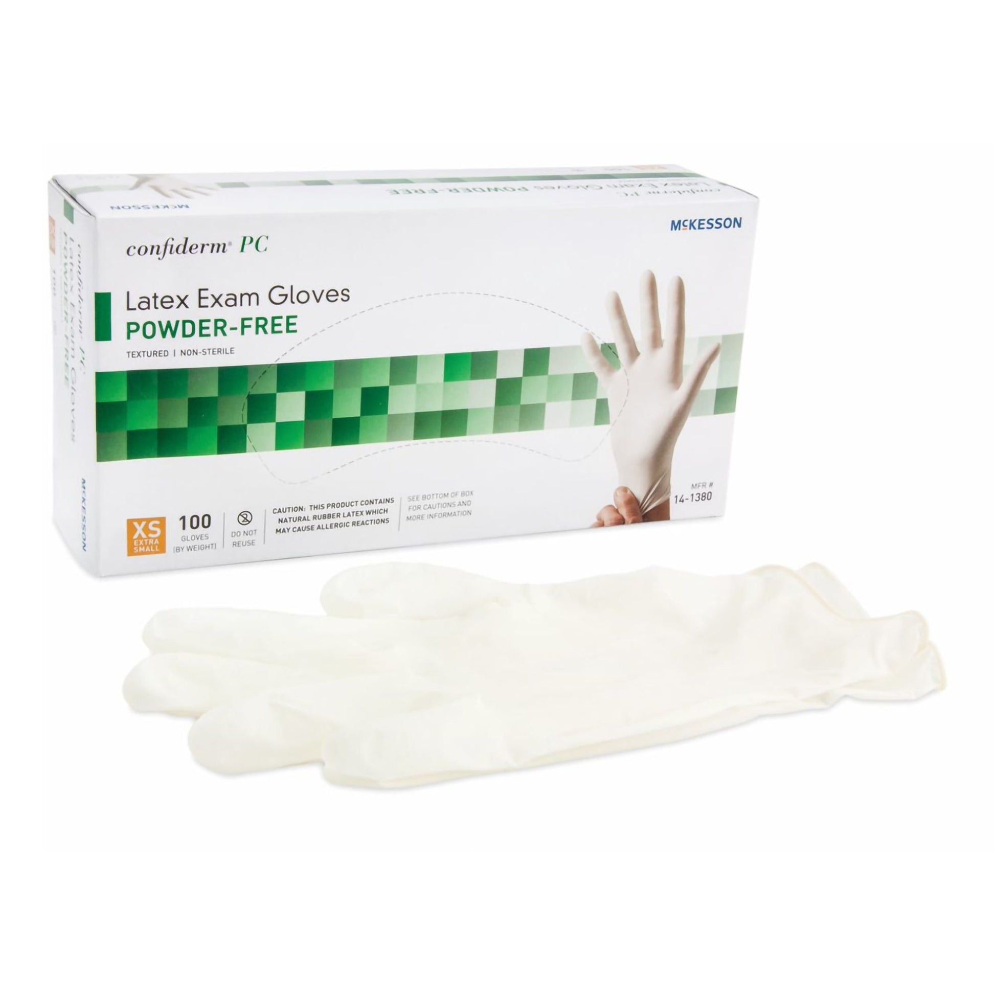 McKesson Confiderm® Latex Exam Gloves, Ivory - view 6