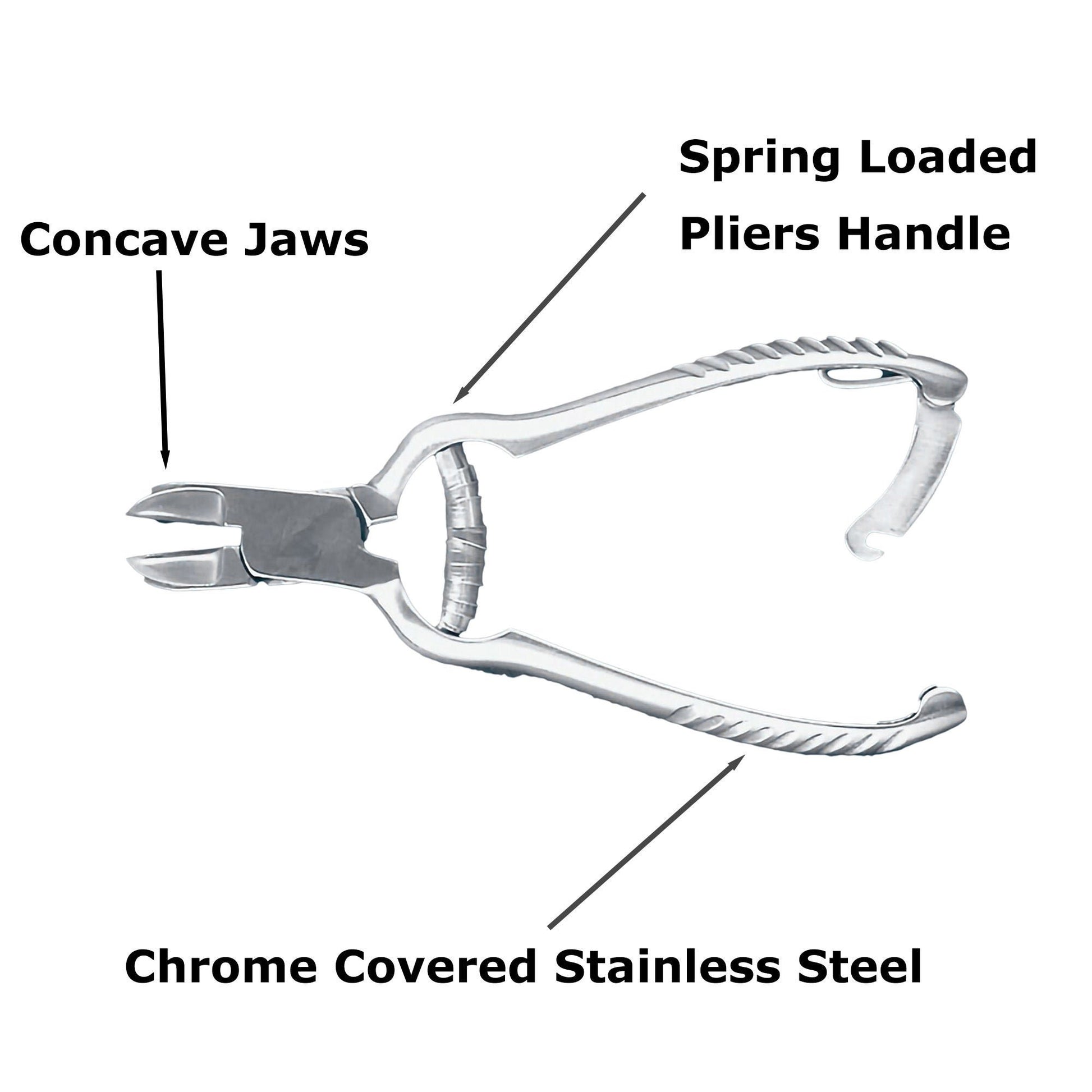 McKesson Nail Nipper, Concave Jaws, 4,5 Inches - view 5