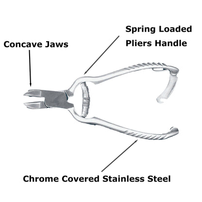McKesson Nail Nipper, Concave Jaws, 4,5 Inches - view 5