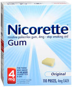 Nicorette® Stop Smoking Aid Gum 4 mg Original