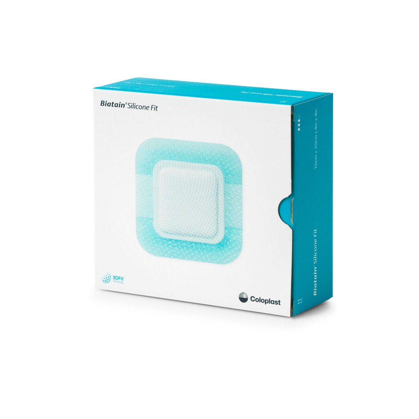 Biatain Silicone Fit Silicone Foam Dressing With Border Film Backing Silicone Adhesive Sacral
