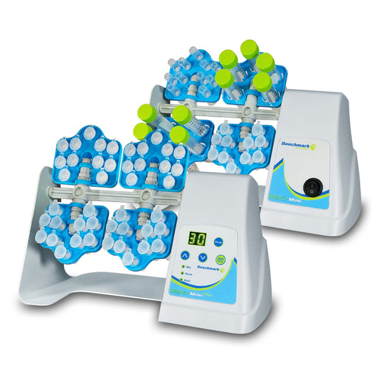 Benchmark Scientific Roto-Mini tube rotators with tube holders