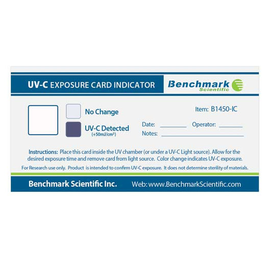 Benchmark Scientific UV-C Indicator Cards, Double-Sided B1450-IC