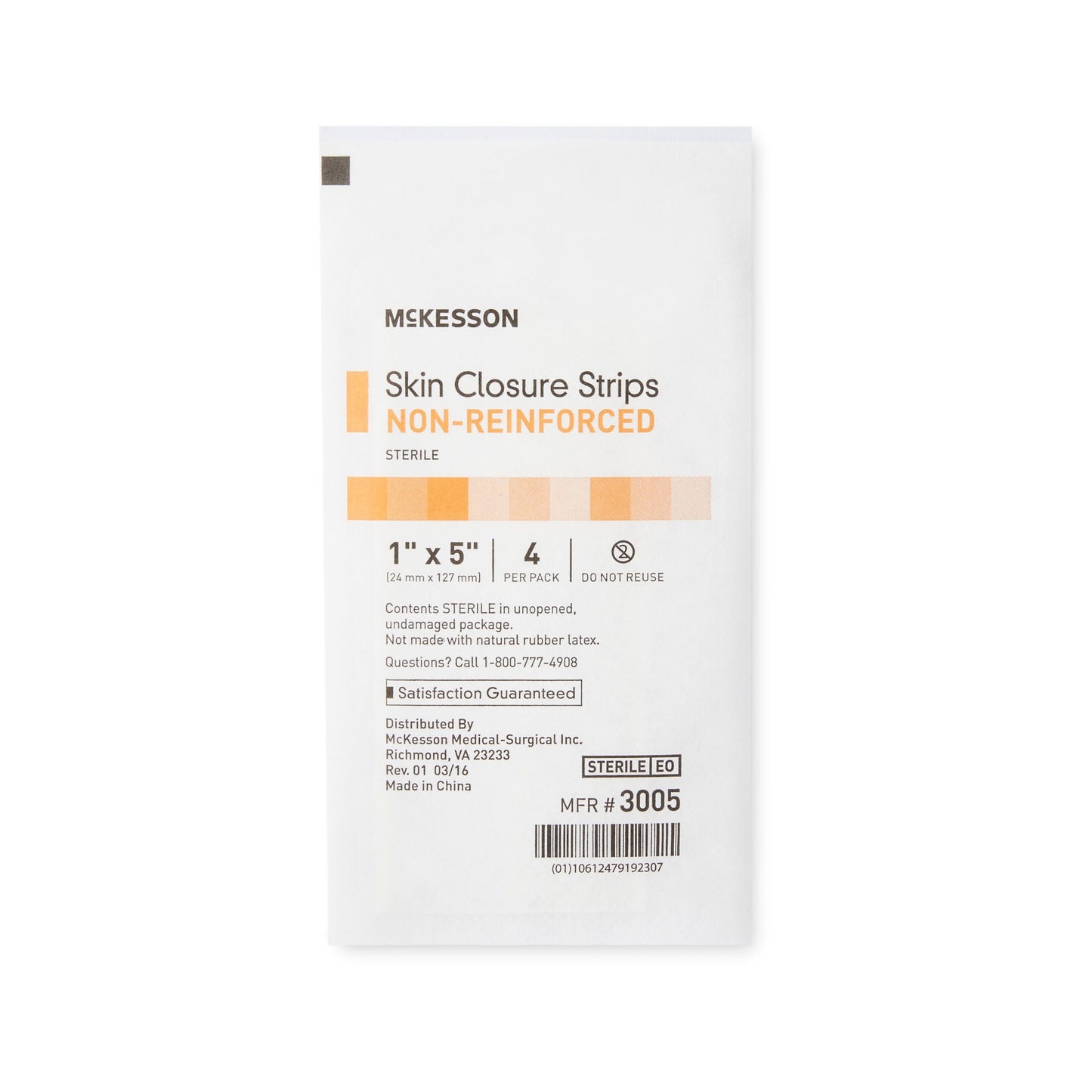 McKesson Nonreinforced Skin Closure Strip