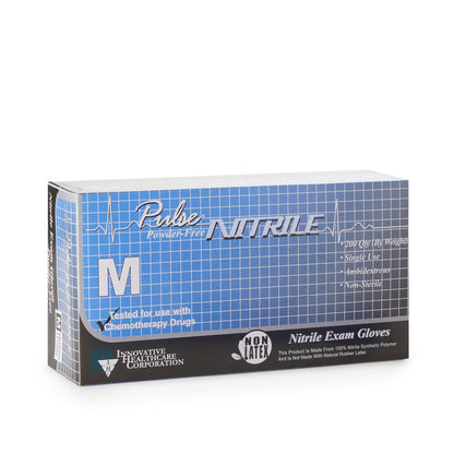 Pulse® Nitrile Exam Gloves, Aqua Blue - view 2