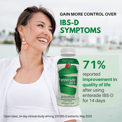 enterade® IBS-D Targeted Dietary Support Medical Food, Berry, bottle