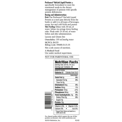 ProSource NoCarb™ Berry Punch Collagen and Whey Protein Formula, Bottle