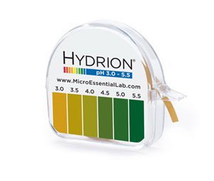 Hydrion pH Paper in Dispenser 3.0 to 5.5