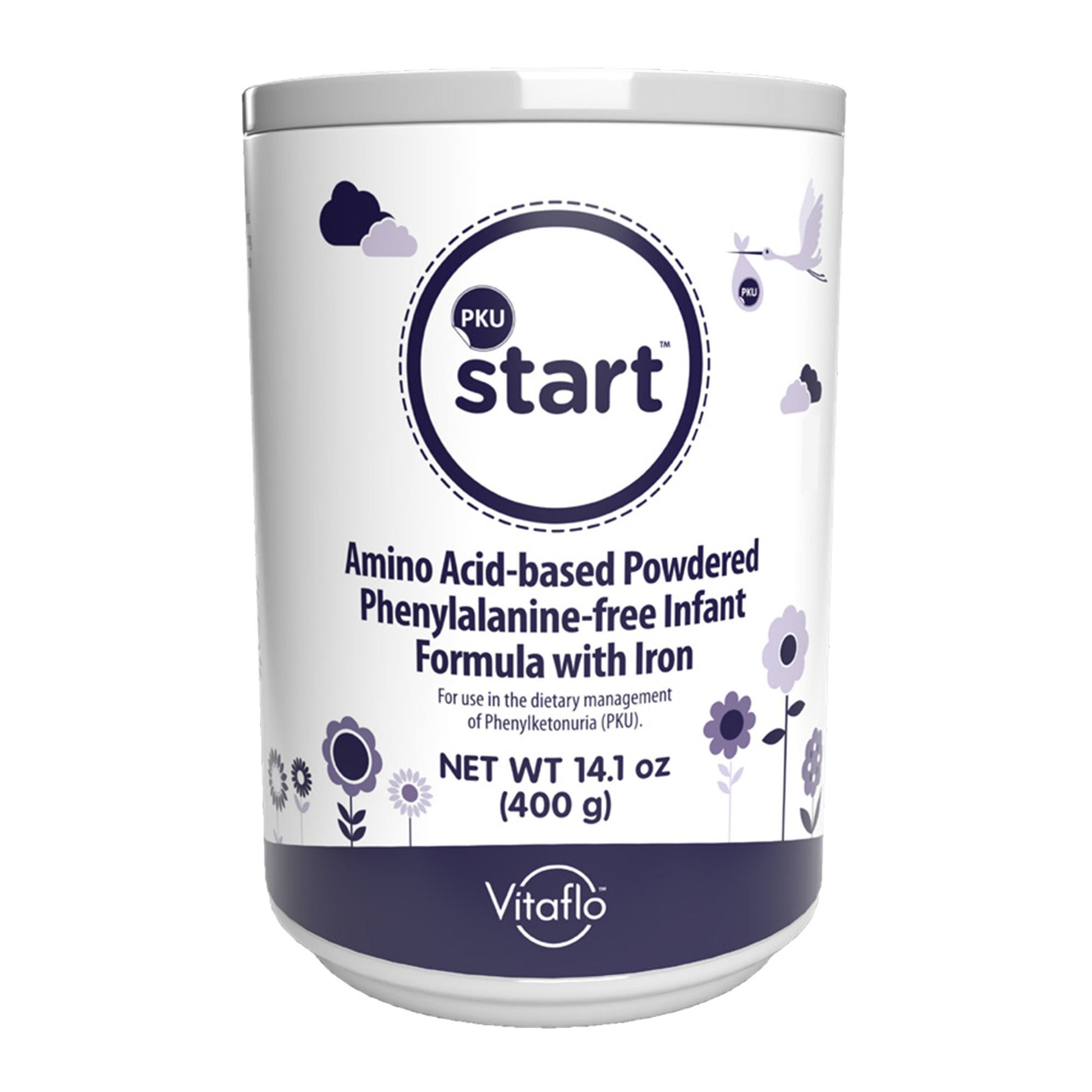 PKU start Infant Formula Unflavored 400 Gram Can Powder Amino Acid PKU