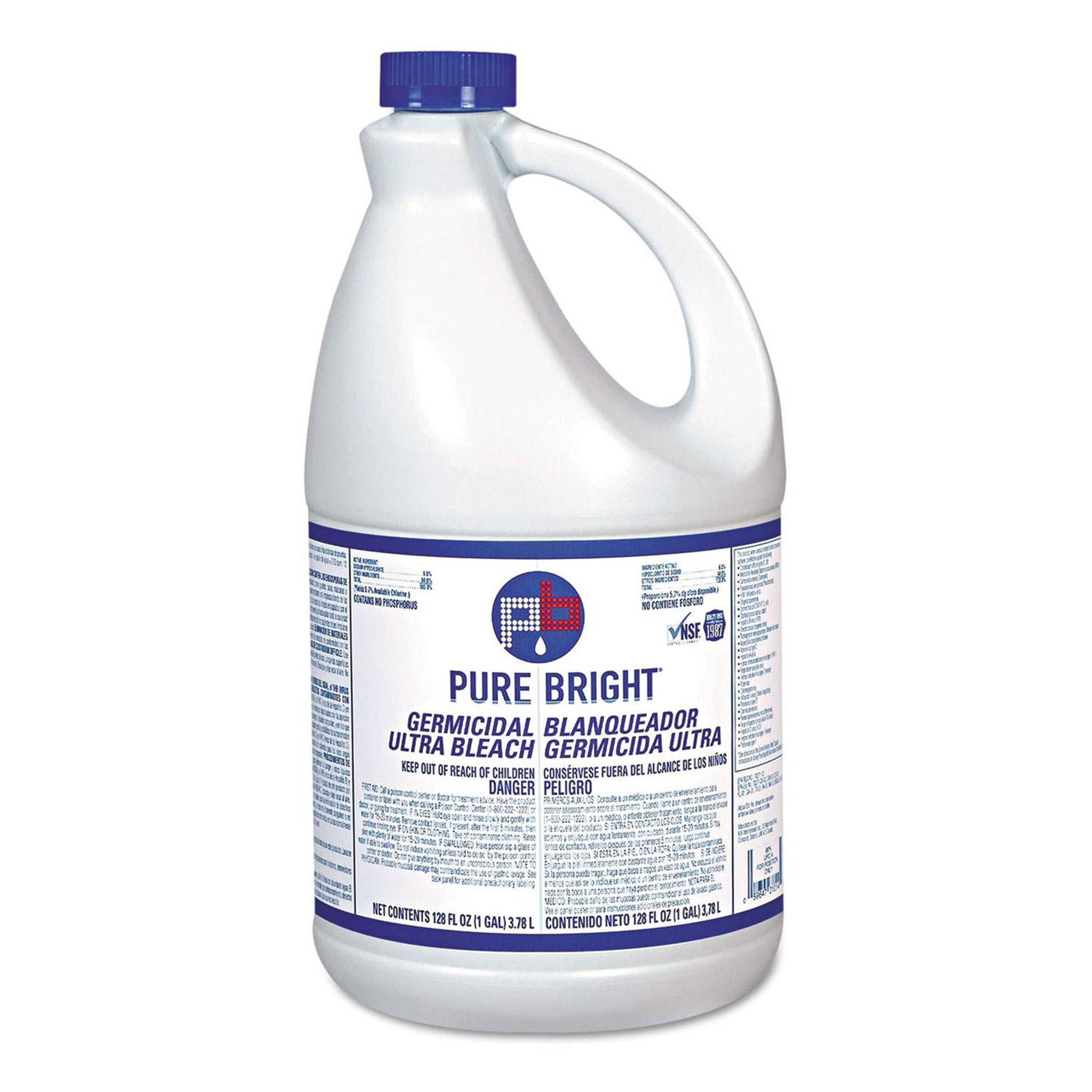 Pure Bright Bleach Germicidal Manual Pour Liquid Jug Chlorine Scent