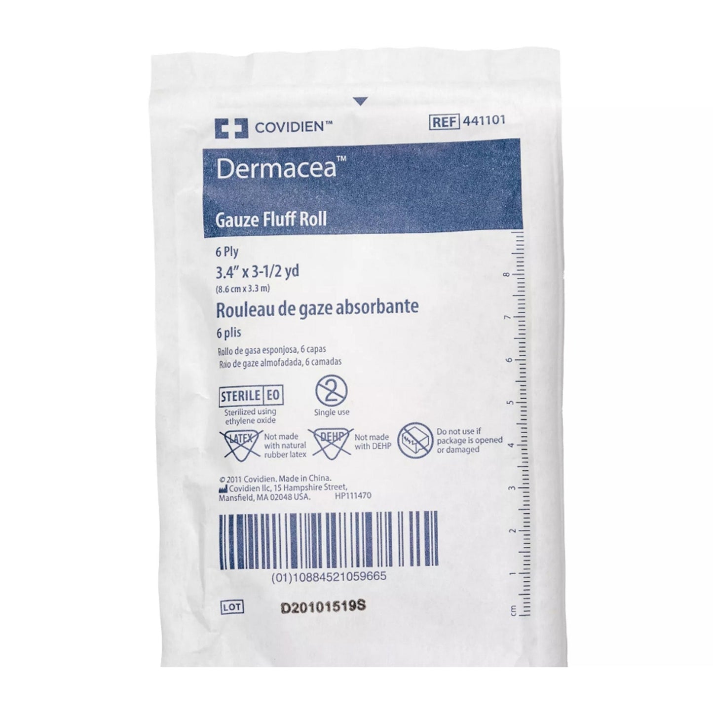 Dermacea™ Sterile Fluff Bandage Roll, 6-Ply