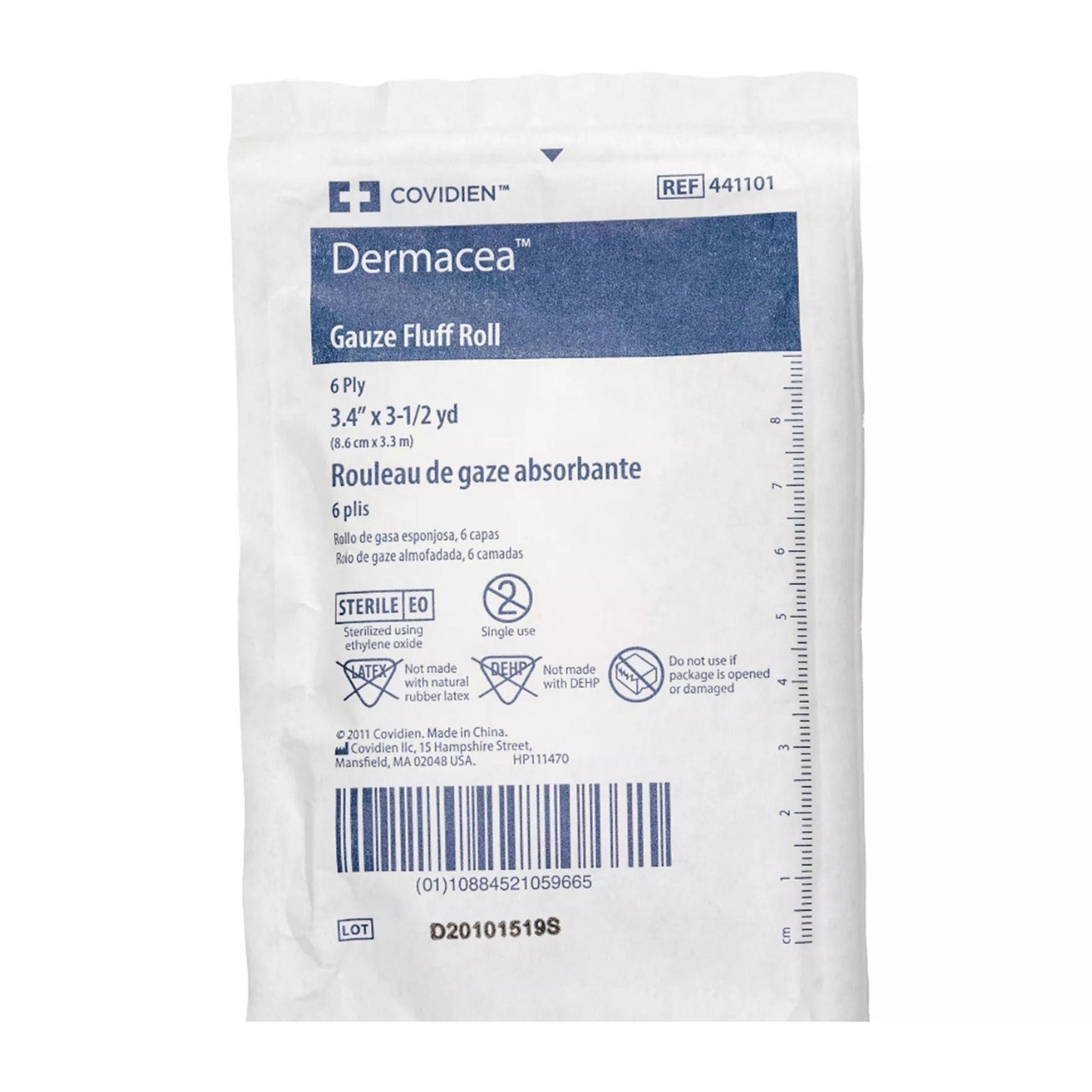 Dermacea™ Sterile Fluff Bandage Roll, 6-Ply