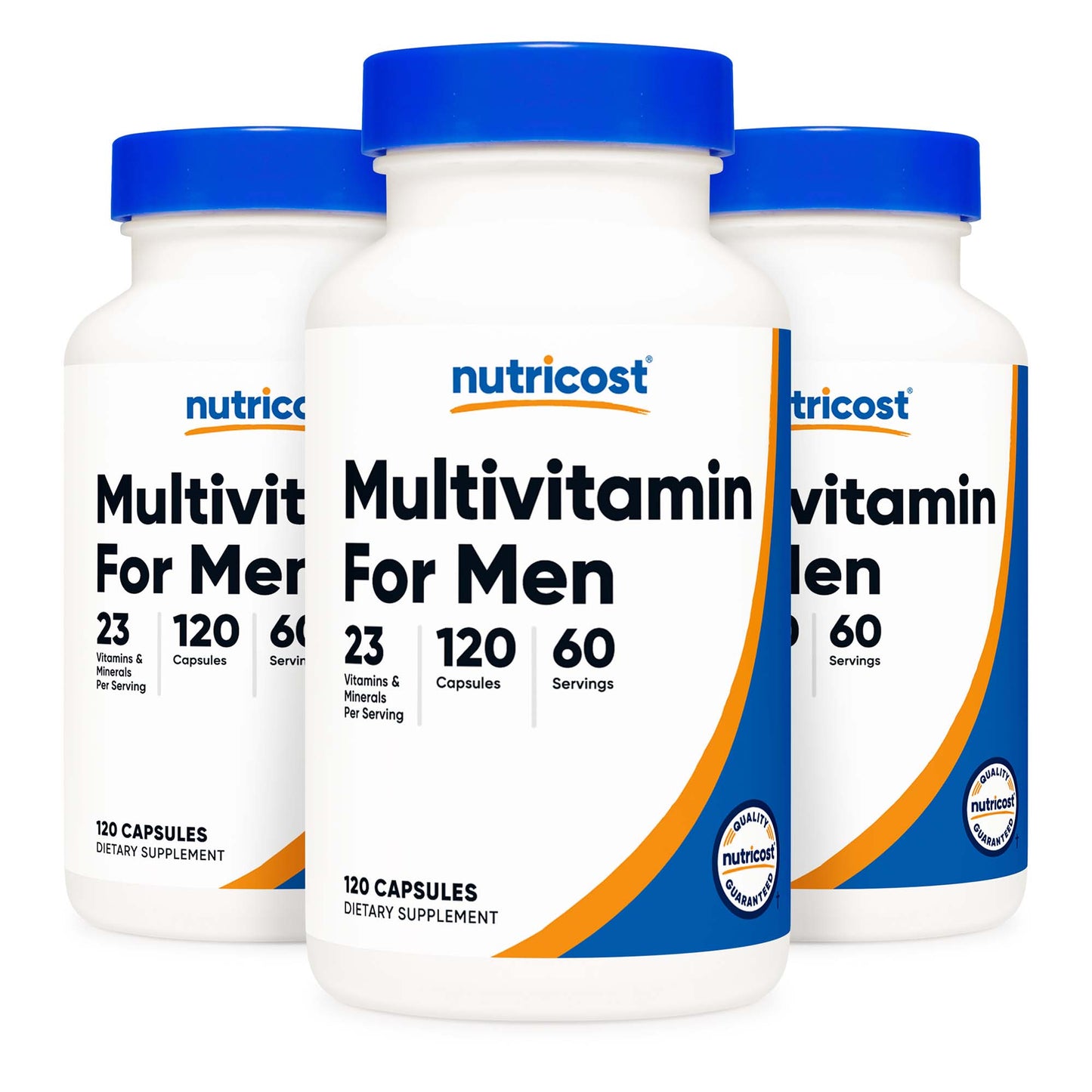 nutricost Multivitamin For Men Dietary Supplement Vitamin A / C / D / E / K 1,800 mcg - 125 mg - 75 mcg - 20 mg - 80 mcg Strength Capsule