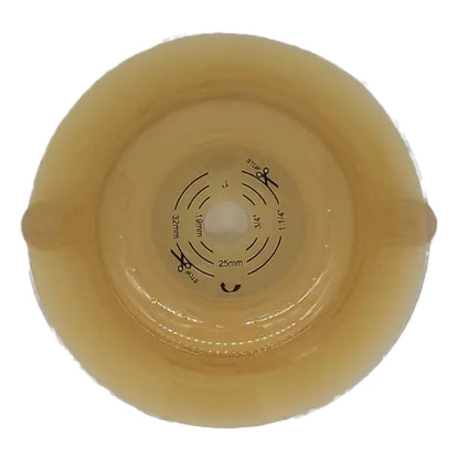 Safe n Simple Ostomy Barrier Trim to Fit, Standard Wear Adhesive Tape Collar Flange Up to 1-1/2 Inch Opening