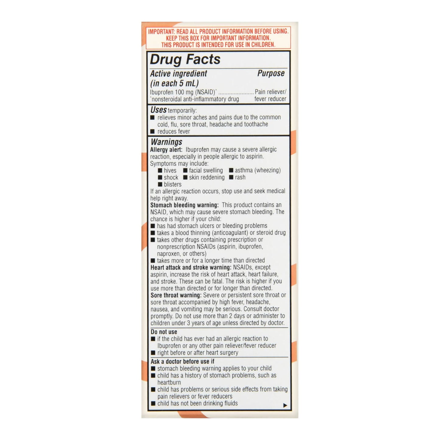 Foster & Thrive™ Children's Ibuprofen Oral Suspension, Original Berry